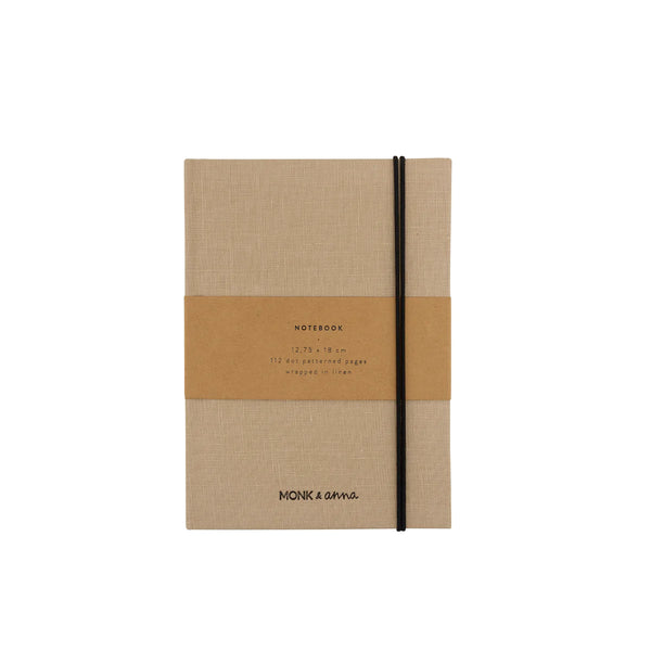 Small Linen Notebook Sea Shell