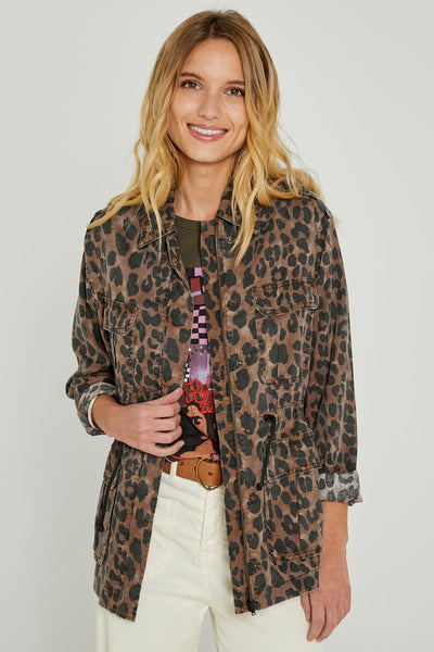 Capucine Leopard Print Jacket