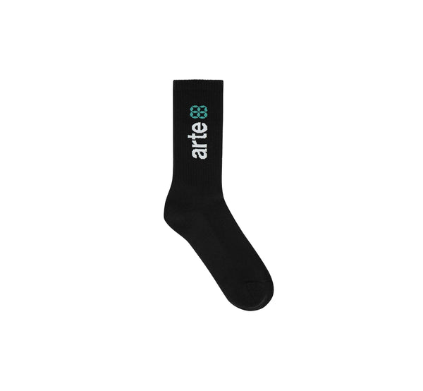 Arte Ss23 Logo Sock Black