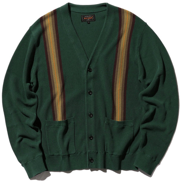 Cardigan Stripe Jacquard Green