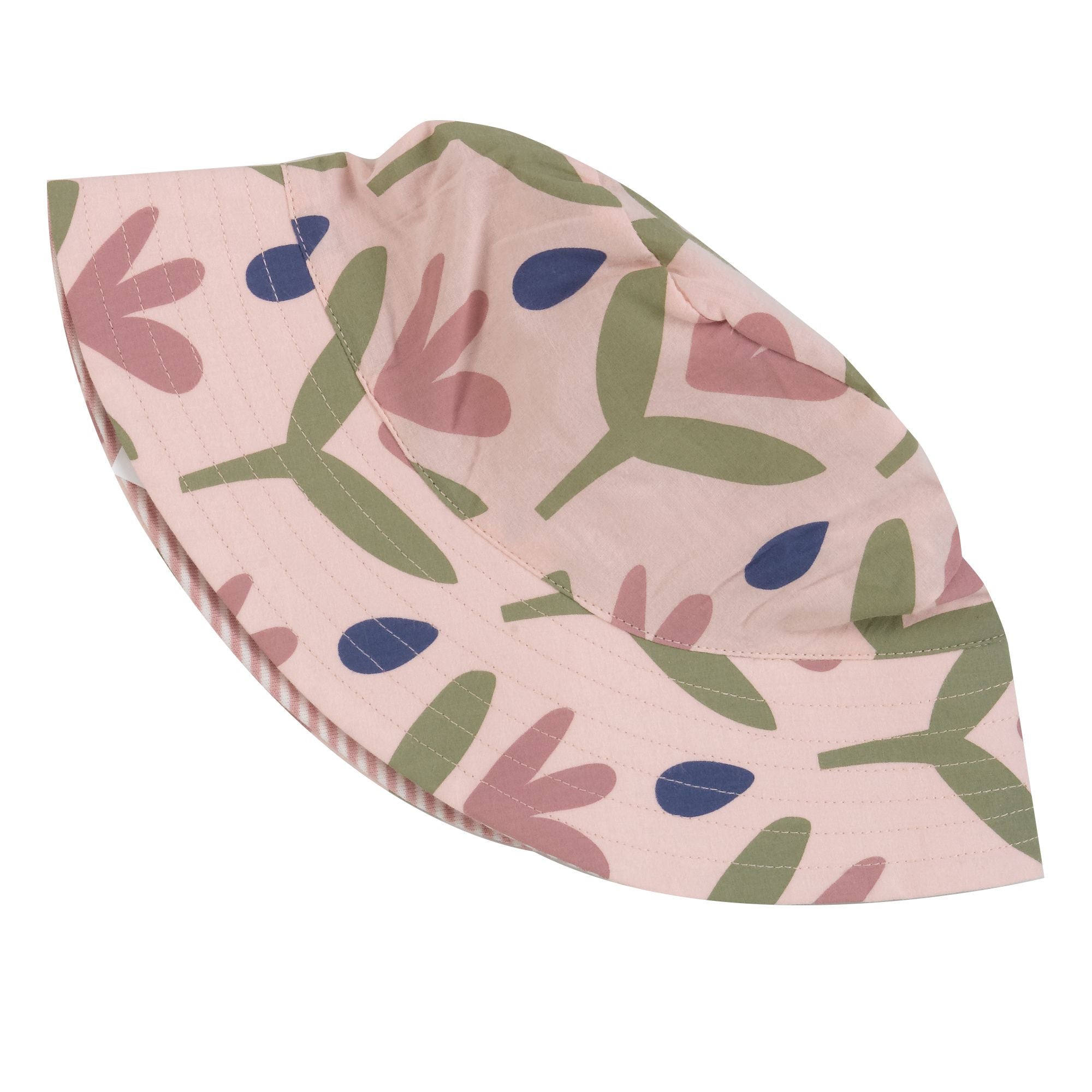 Reversible Sun Hat Floral - Pink