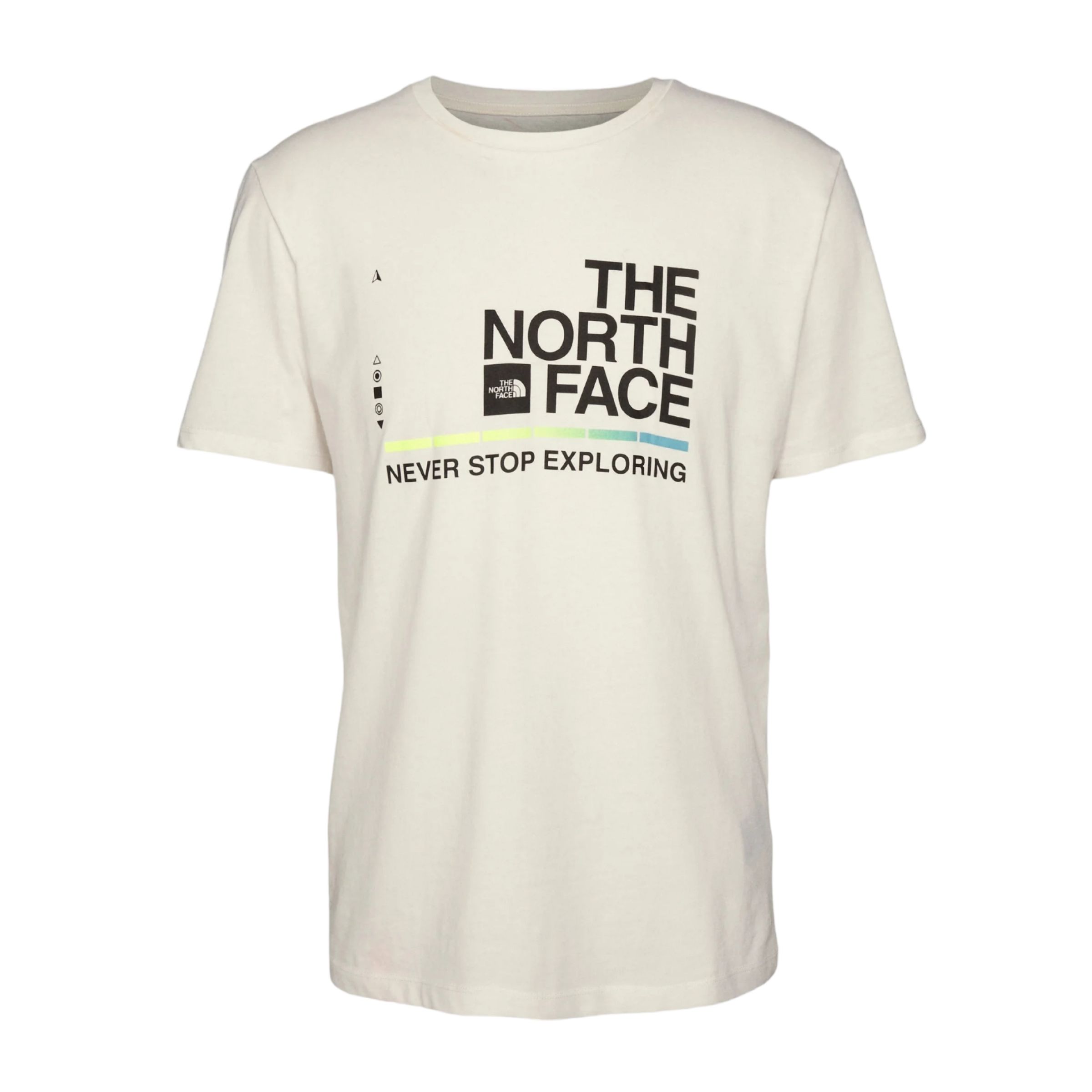 T Shirt Foundation Graphic Uomo Gardenia White