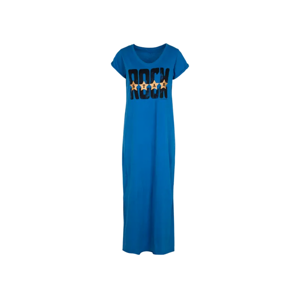 Leon & Harper Marine Blue Reinette Stars Dress