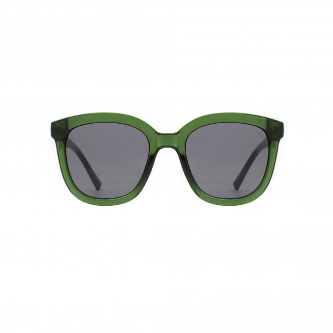 A Kjærbede Dark Green Transparent Billy Sunglasses