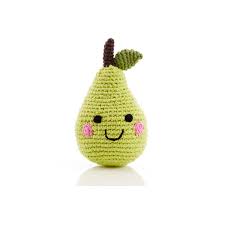 Friendly Pear Rattle