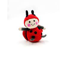 Ladybird Rattle Red