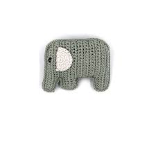 Friendly Elephant Rattle Teal