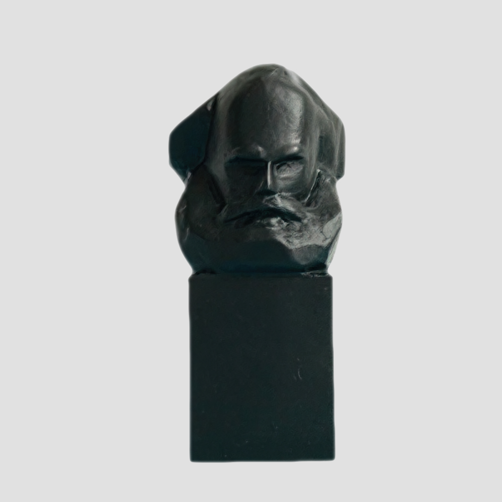 Sandra Rudolph Marx Reloaded - Karl Marx Sculpture Mini Bust Unique - Classic Collection Black