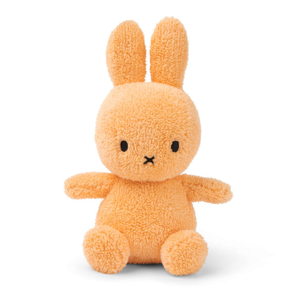 Small Sitting Terry Soft Orange Plush