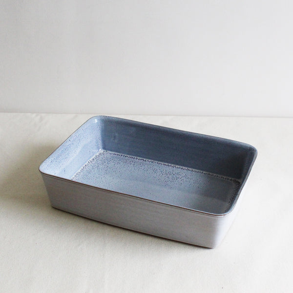 Light Blue Glaze Terracotta 'maria' Large Baking Dish