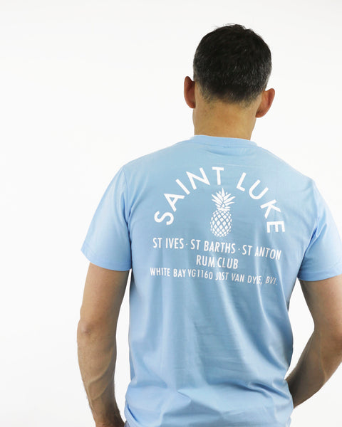 Rum Club T-shirt Pale Blue