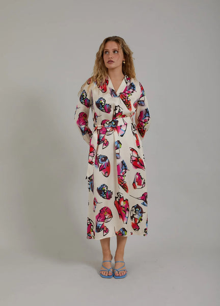 Butterfly Print Dress