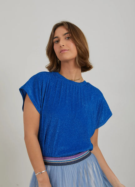 Lurex Top - Blue