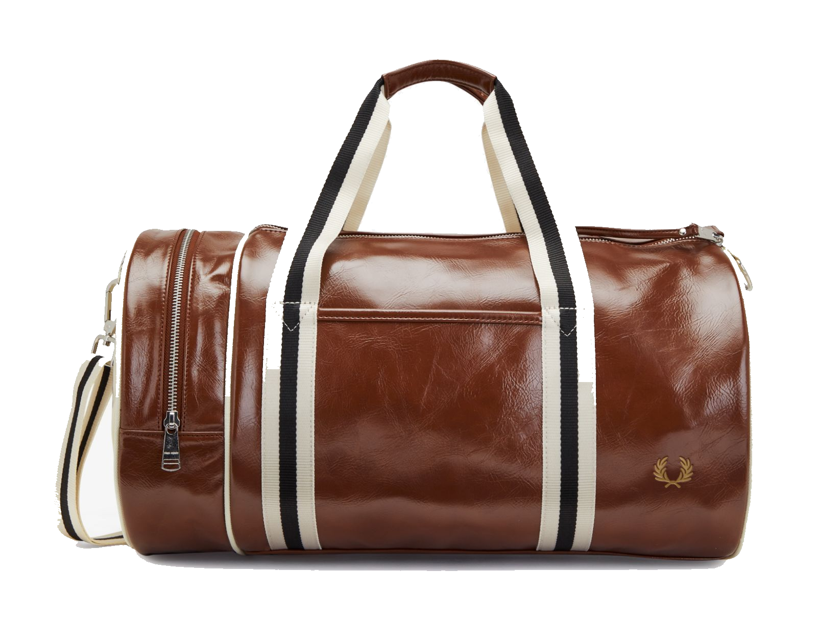 Classic Barrel Bag Light Brown & Raw