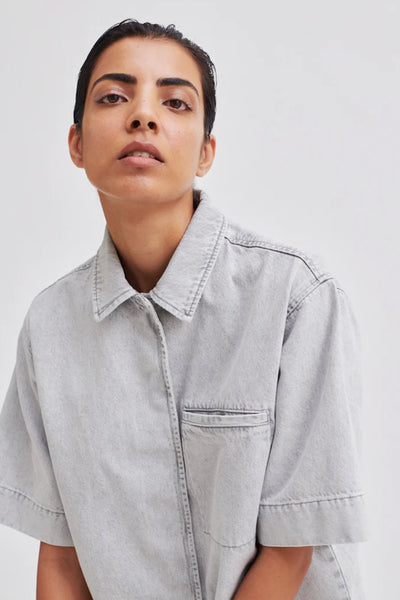 Gelato Light Grey Denim Shirt