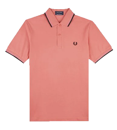 Fred Perry Reissues Original Twin Tipped Polo Bright Pink & Black