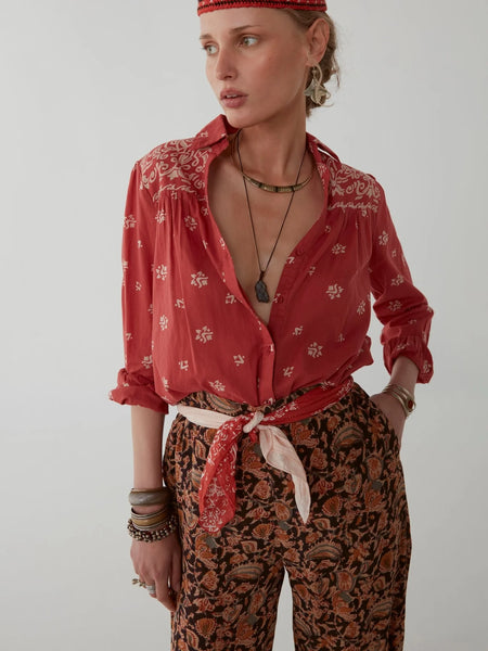 Ziggy Blouse - Ethnic Tomato