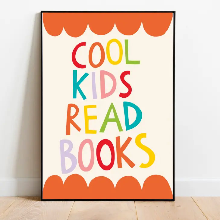 Cool Kids Read Books Print