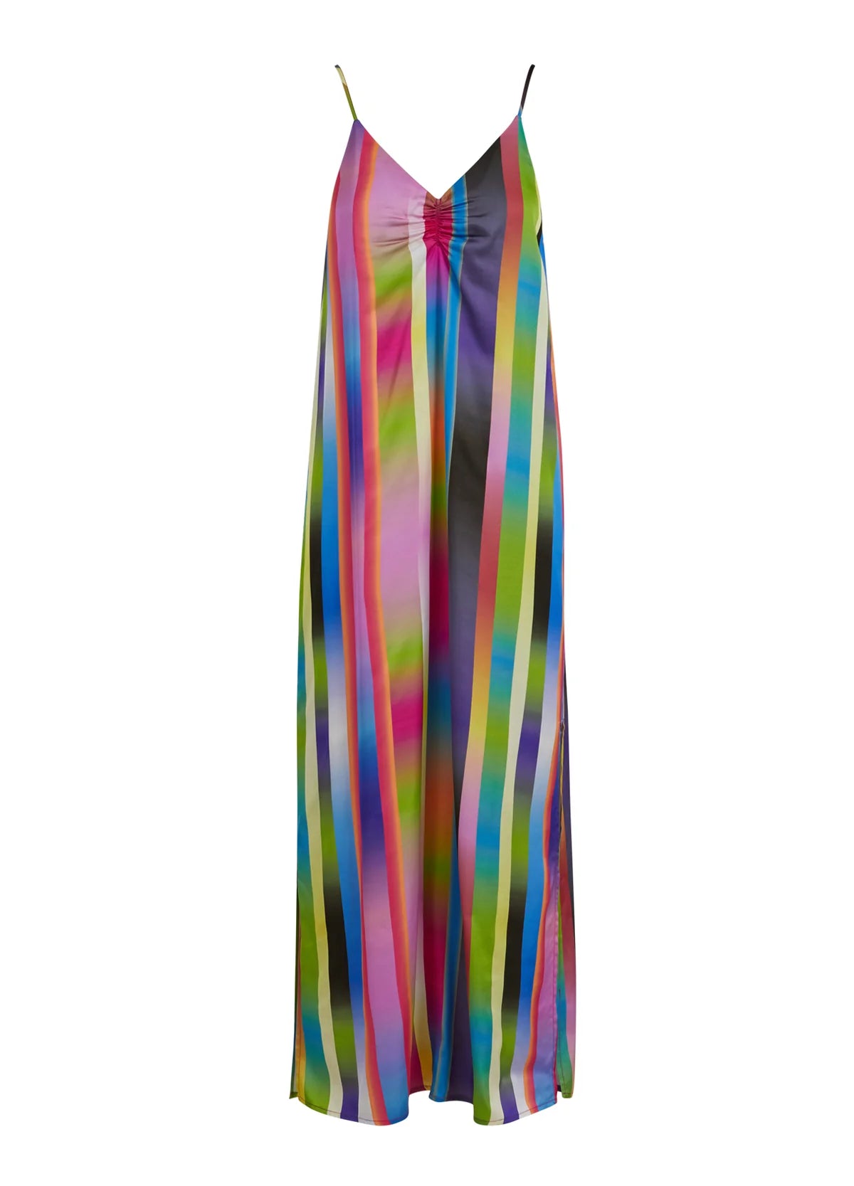 Slip Dress Faded Stripe