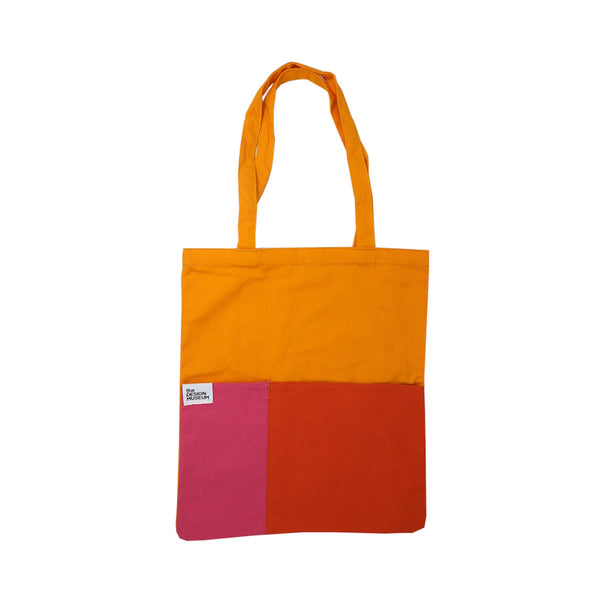 The Design Museum Shop Orange The Design Museum Pocket Tote Bag