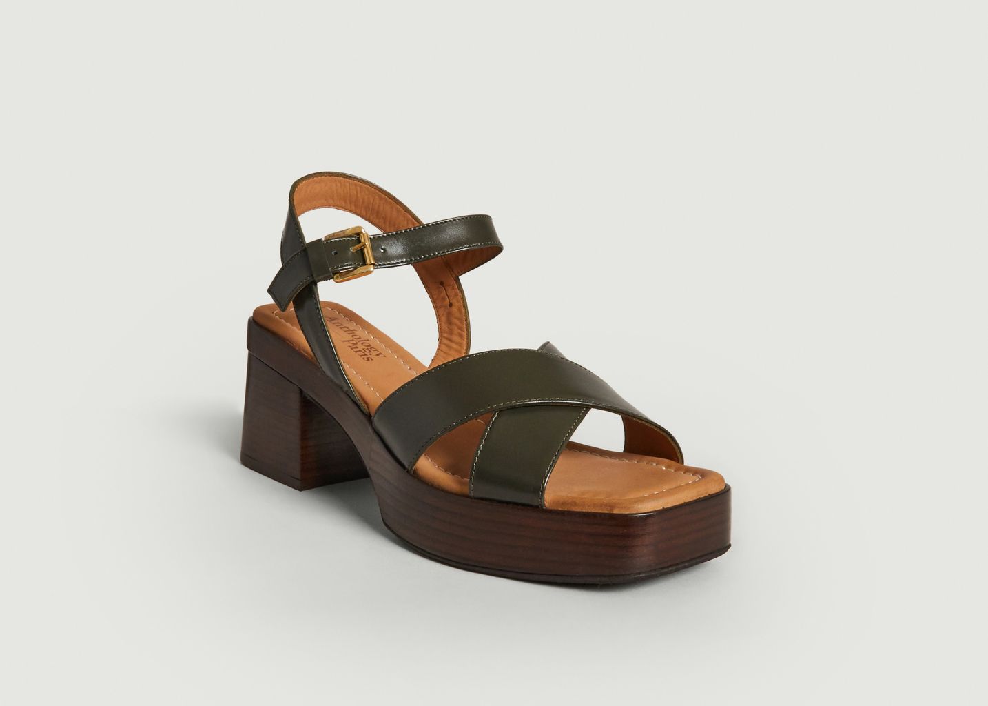 Leather Platform Sandals Hila