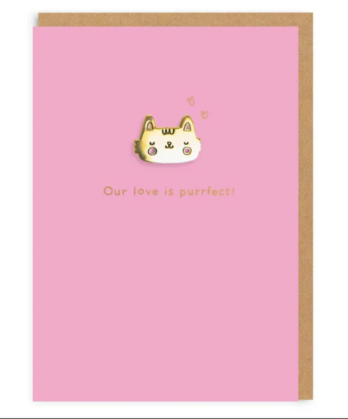 Our Love Is Purrfect Greeting Card