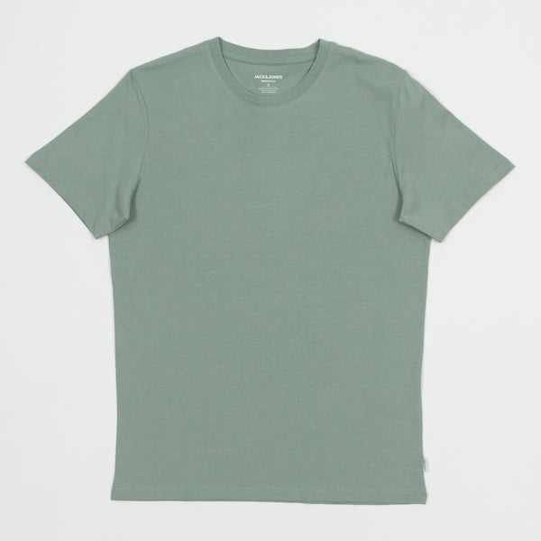 Organic Cotton Basic Slim T-shirt In Sage