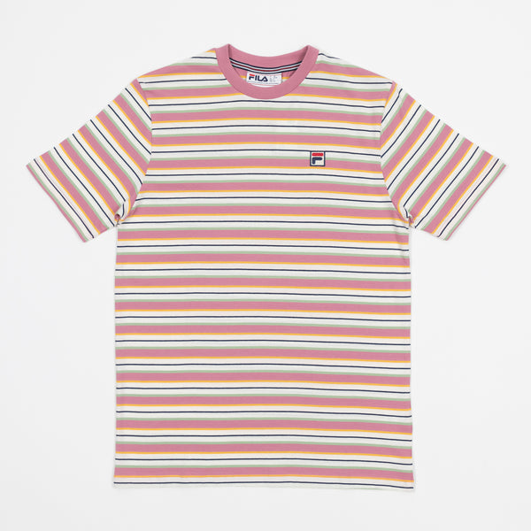 Zar Yarn Dye Stripe Short-sleeve T-shirt In Multi