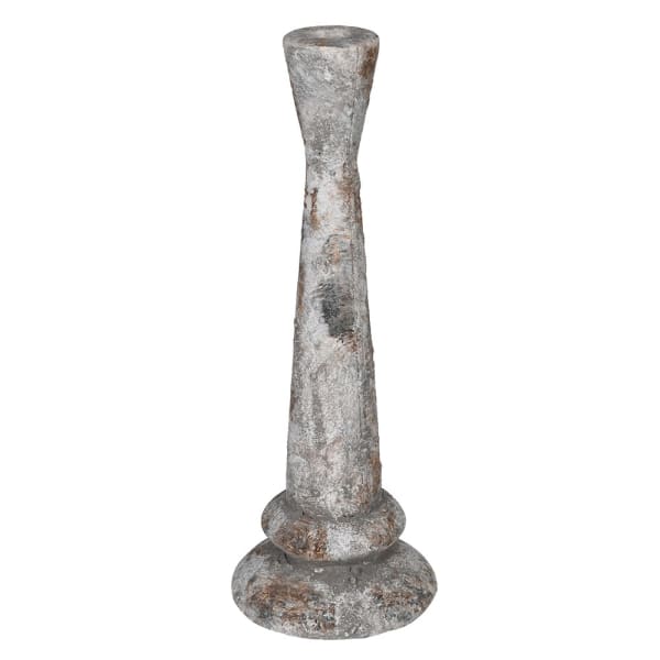 Large Distressed Candlestick