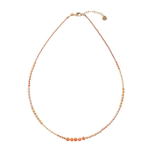 Golden Carnelian Gold Colored Necklace