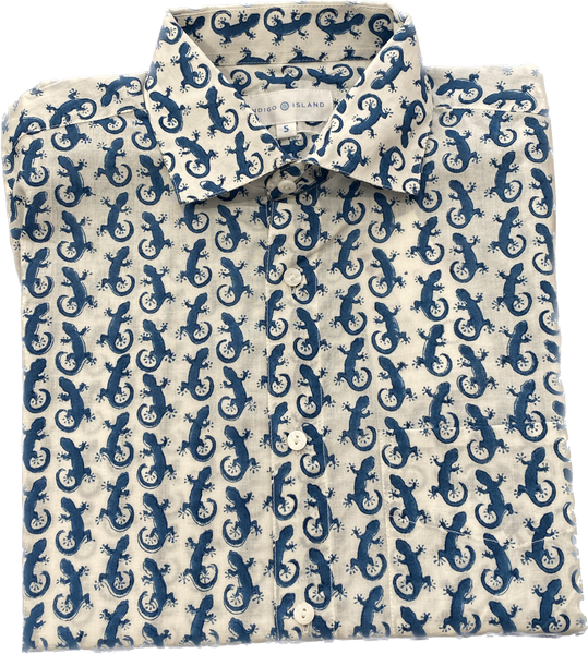 Mens Cotton Shirt In Ibiza