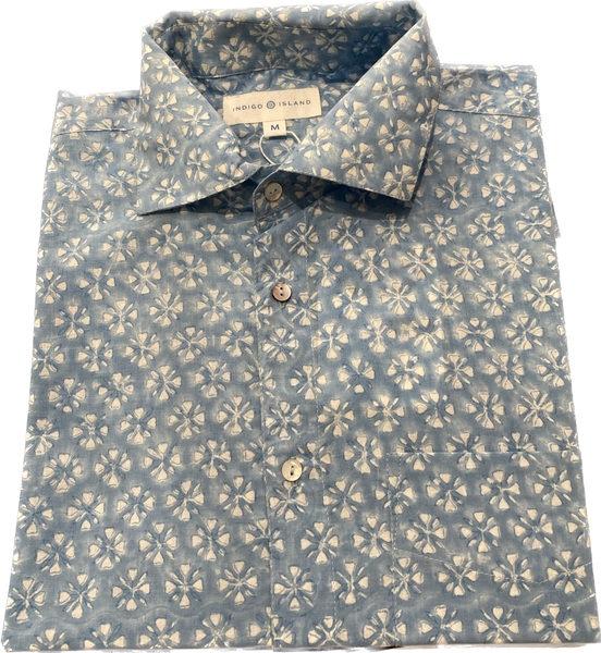 Mens Cotton Shirt In Kalamos