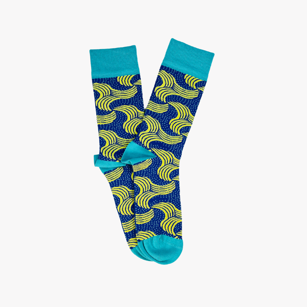 Plantain Vibes Blue Socks