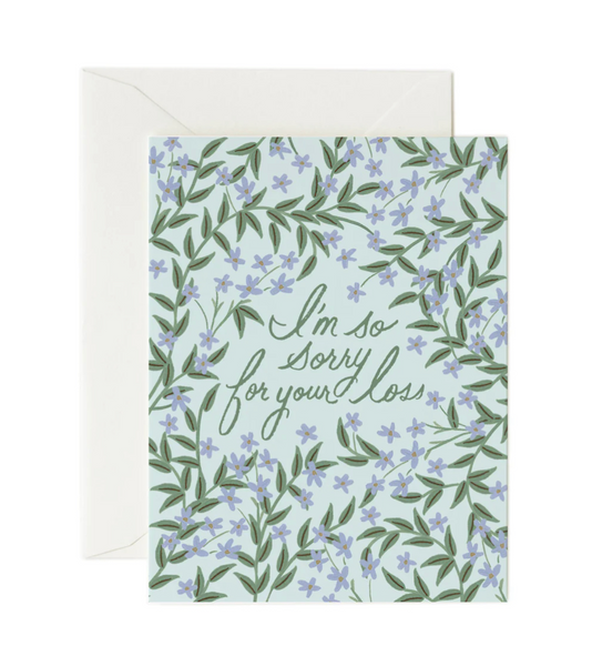 Laurel Sympathy Card