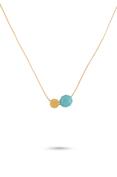 Amazonite Cord Necklace