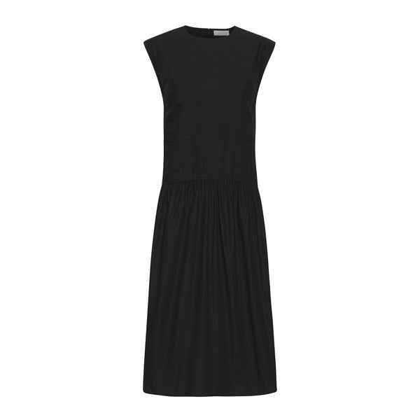 Black Genevieve TT Crispy Poplin Dress