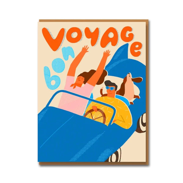 Bon Voyage Greeting Card