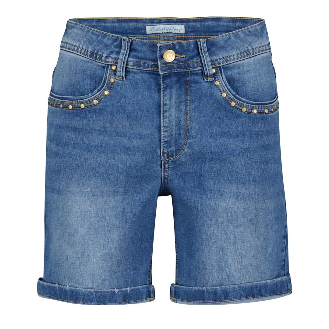 Martha Shorts & Rivets Denim Mid Stone