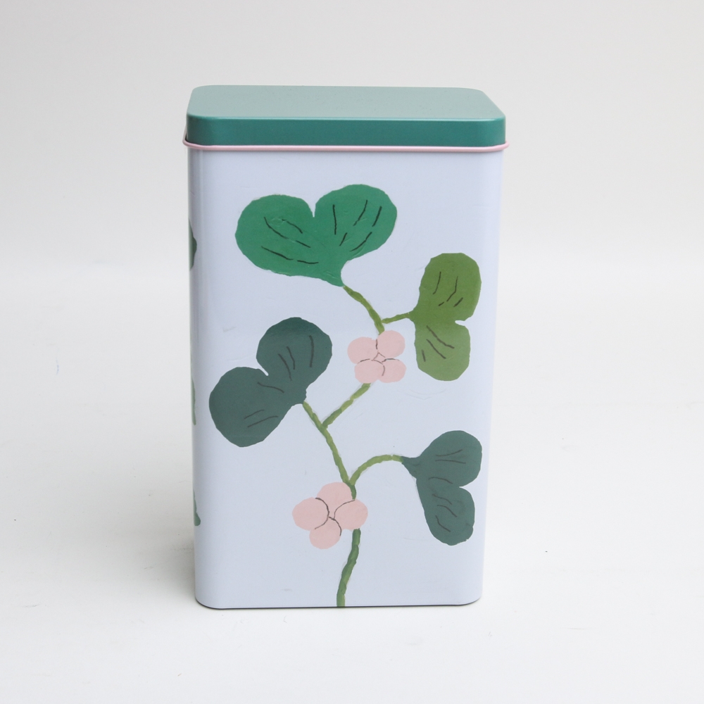 Wrap Coffee Tin with Scoop - Gingko