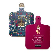 King Charles III Coronation Mini Chopping Board