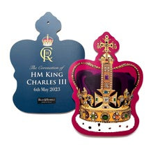 King Charles III Coronation Large Crown Serving Board