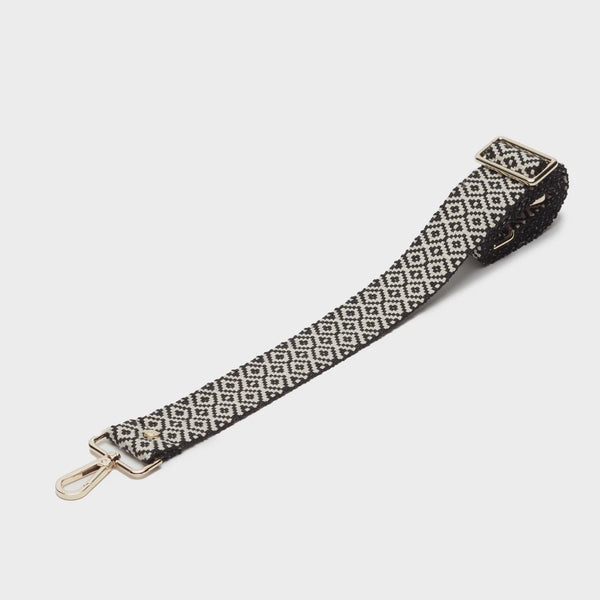 Strap Black Knitted Diamond