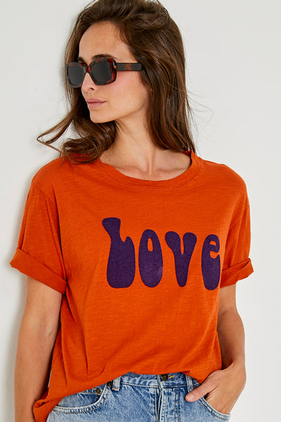 Love T Shirt - Orange