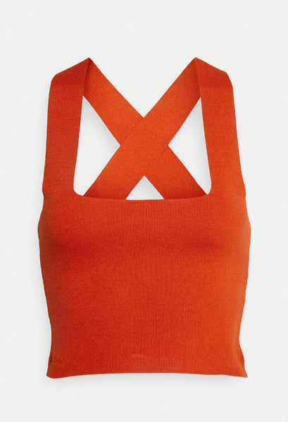 Yasemil Cropped Knit Top