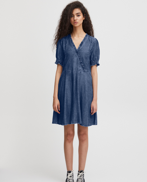 Beoni Washed Med Blue Dress