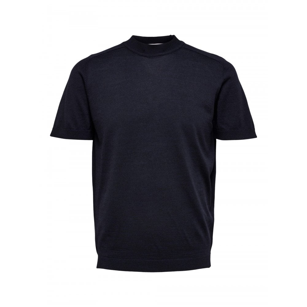 Merino Mock Neck Navy 16088646