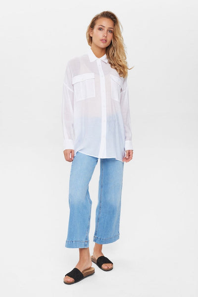 Elinam Long Sleeve Shirt Bright White