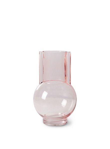 Glass Vase Sundae Pink