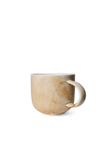 Chef Ceramics Mug In Rustic Cream/Brown