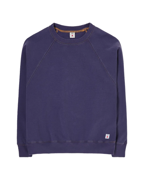 Raglan Sleeve Crewneck Sweatshirt Deep Purple